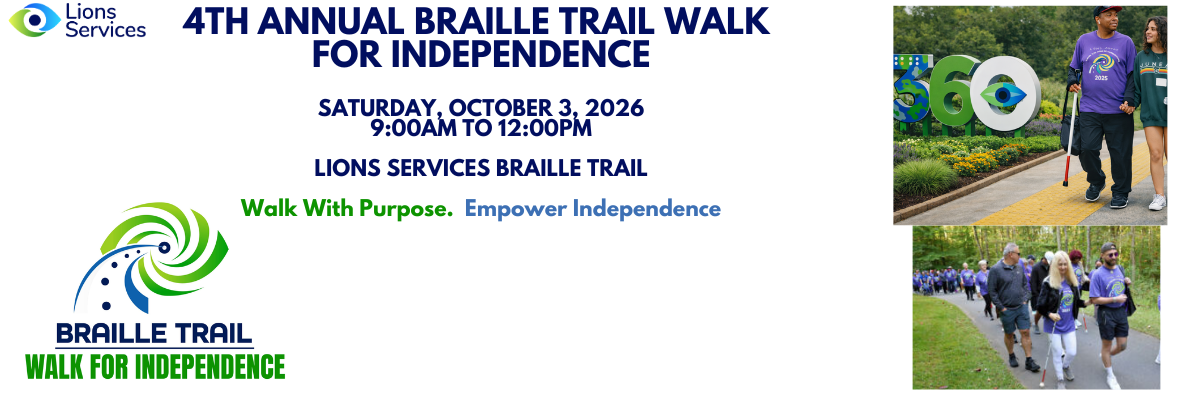 Braille Trail Walk for Independence 2026