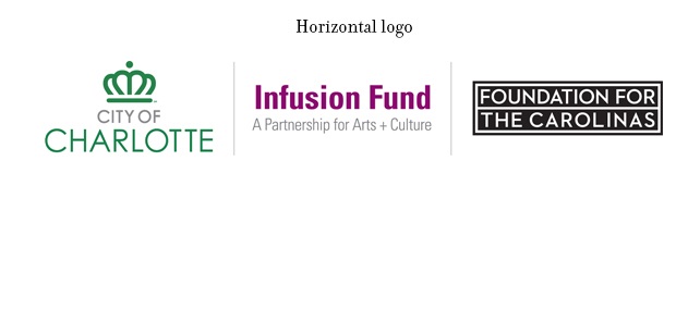 Sponsor lockup: City of Charlotte, Infusion Fund (A Partnership for Arts and Culture), and Foundation For The Carolinas