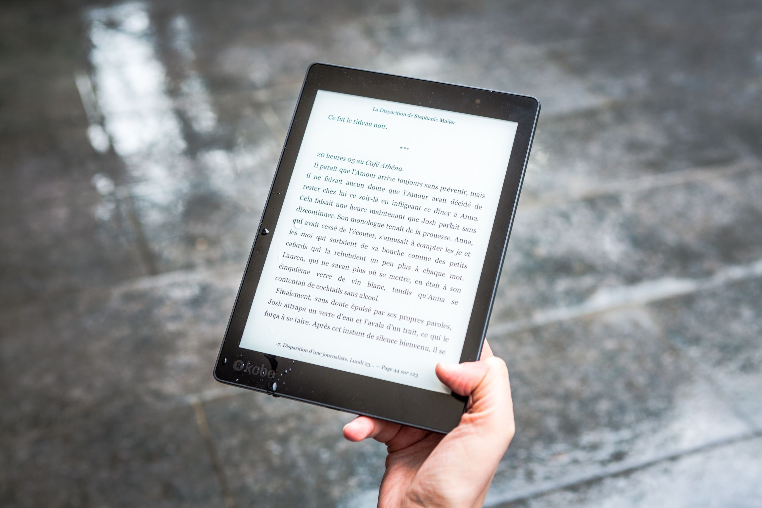 Traditional Screen Reader for Books that Help Visually Impaired Individuals. Example Photo.
