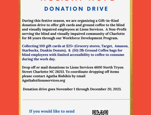 Lions Services Holiday Hope Donation Drive