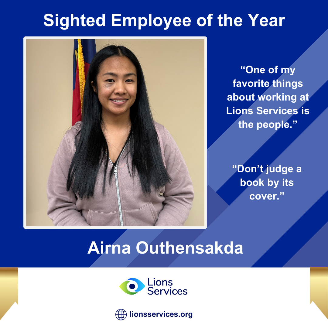 Airna Outhensakda Employee of The Year Award Lions Services Winner Recipient