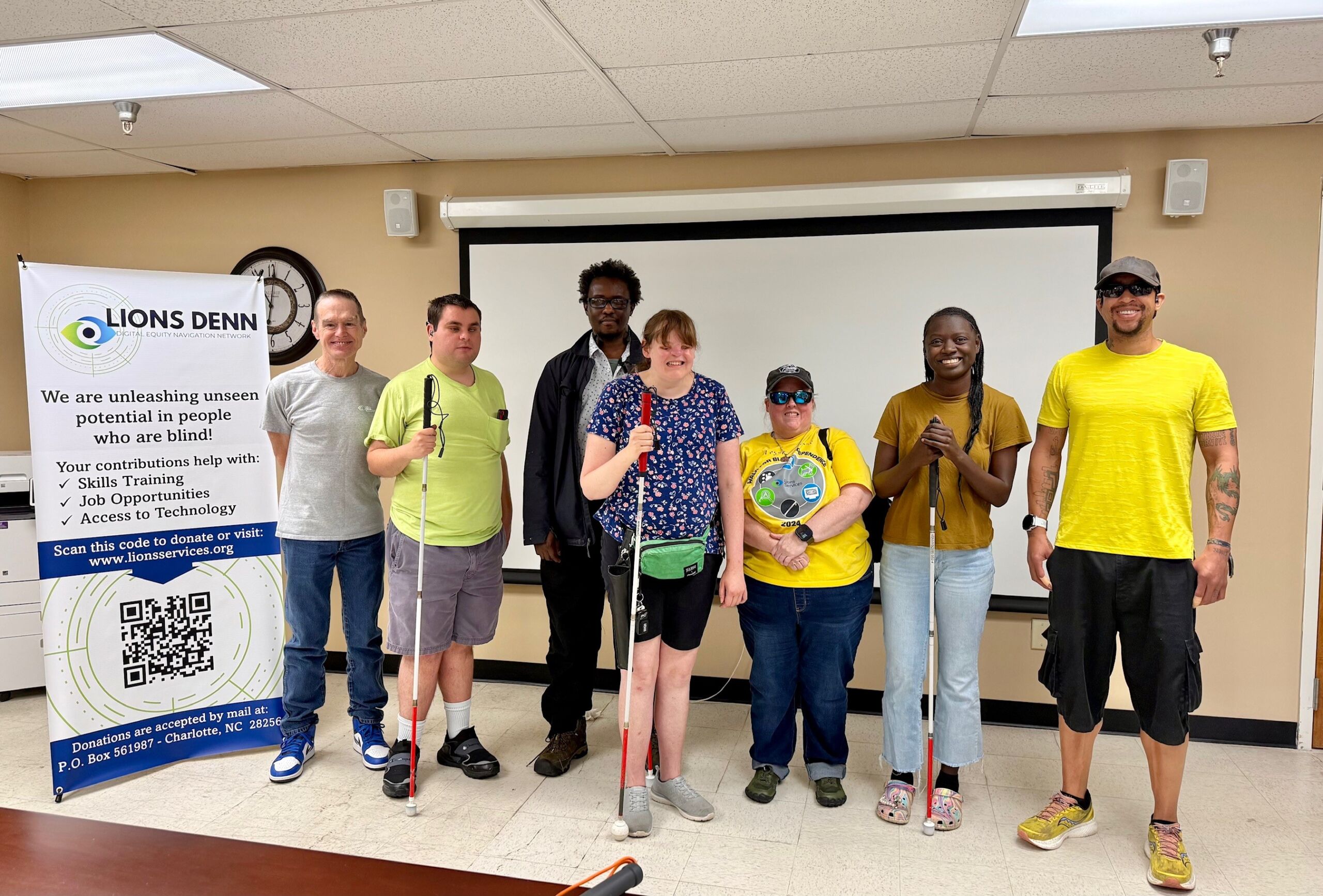 Picture of LSI Ambassadors (left to right): Paul, Joey, Robert, Cassidy, Stacy, Raven, and Eric.