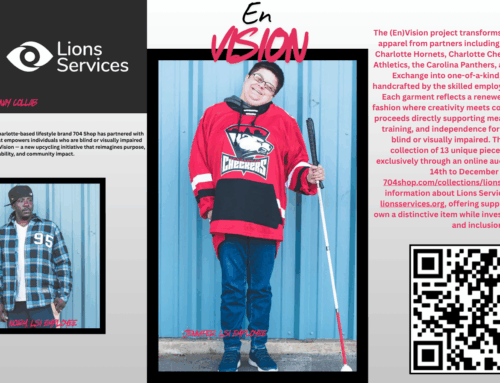 Press Release: 704 Shop x Lions Services Launch “(En)Vision,” an Upcycling Project Supporting Employment for the Blind and Visually Impaired